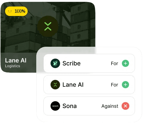 Lane AI Voting Card